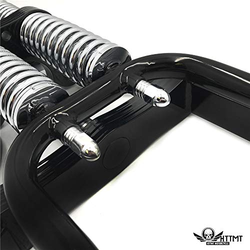 Smt- 26" 4" Over Stock Black Springer Front End W/Handlebar Adapter Compatible With Harley Custom #TOP3