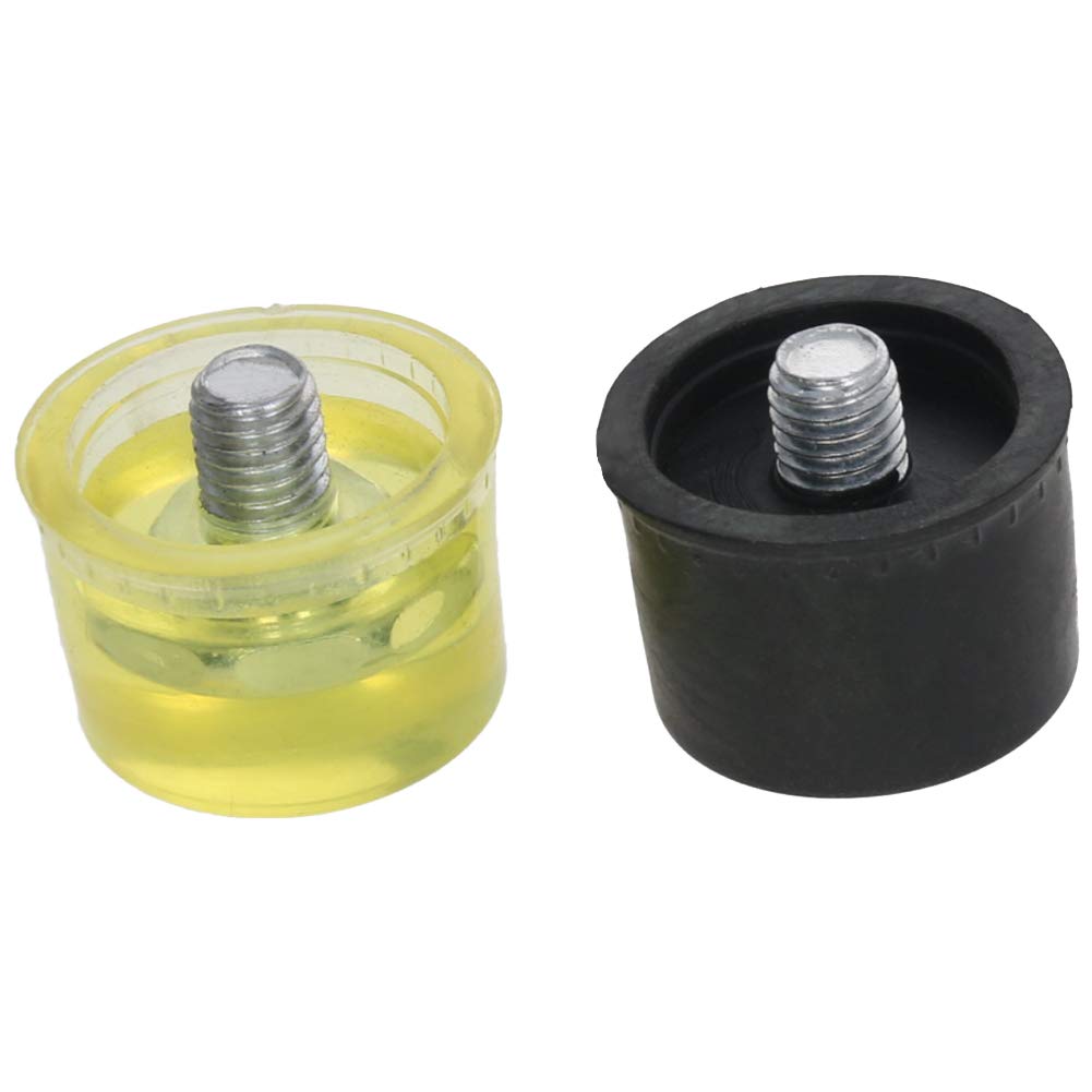 Utoolmart 30Mm Diameter Mallet Hammer Replacement Rubber Plastic Striking Head Tip 1Set