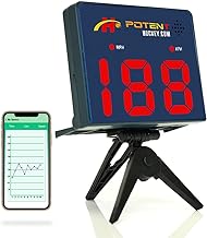 Hockey Training Equipment - Speed Radar Gun 2.0 - Instantly & Accurately Measure Shot, Ball, Pitch Speed - Track & Record Progress with App Support - Multi-Sports Training Gift (Hockey)