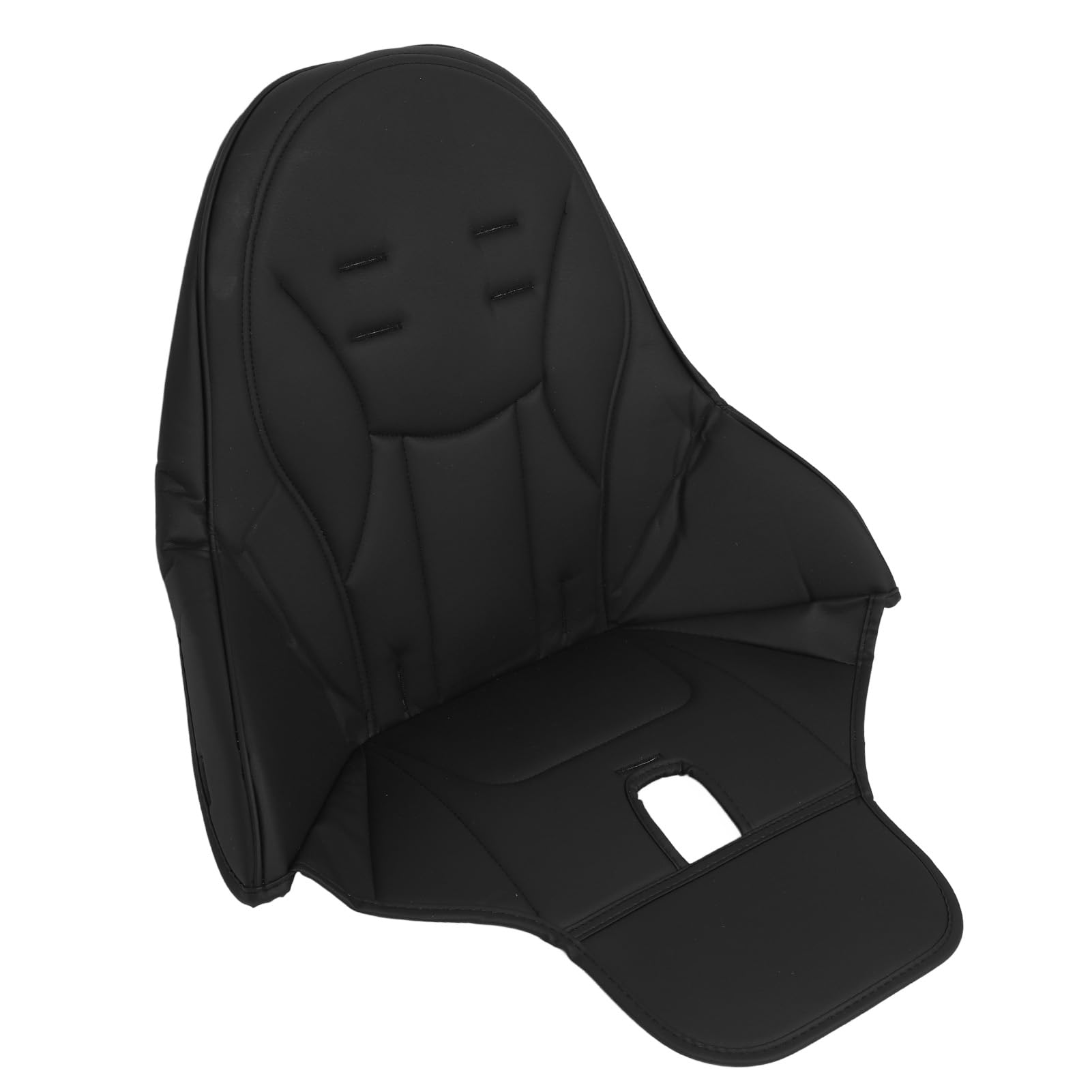 Alomejor Coussin de Chaise Haute avec Housse Amovible en Cuir PU Doux