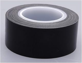 1Roll 1"x10m Black PTFE Teflon Tape Nonstick Tape 500℉ High-Temp Fiberglass Adhesive Tape