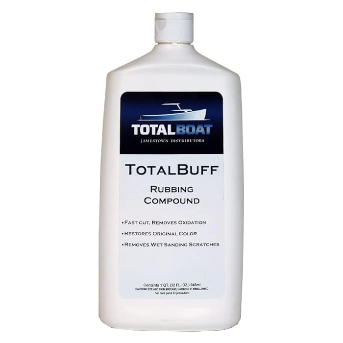 Buy TotalBoat TotalBuff Marine Rubbing Compound (Quart) Removes Heavy