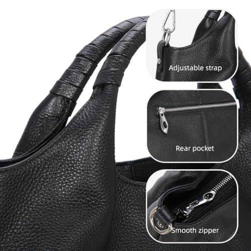 Image of Iswee Leather Satchel Women Purse and Handbag Crossbody Shoulder Bag Hobo