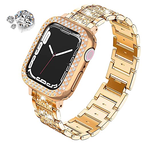 DEALELE Bands and Case Compatible with Apple Watch Series 9/8 / 7 (41mm) - Image 2