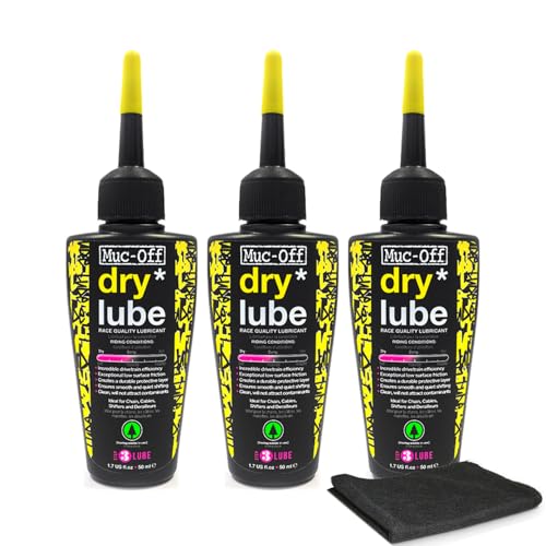 Muc-Off Bio Dry Bike Chain Lube 50ml (Pack of 3)