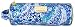 Lilly Pulitzer Pencil Pouch Travel Bag with Zip Close, Wave After Wave