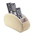 Fosinz Remote Control Holder Organizer Leather Control Storage TV Remote Control Organizer with 5 Spacious Compartments (Beige)