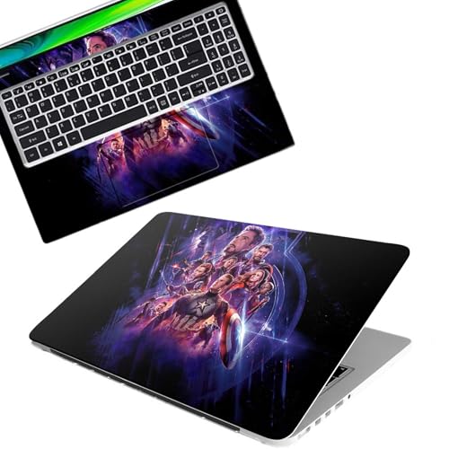 Image of Full Body Laptop Skin /Sticker /Cover Bubble-Free| Laminated| Removable| HD Quality Sticker for Laptops Upto 15.6 Inches Compatible with Hp /Dell /Acer /Lenovo /Asus etc.(DSGN-536)