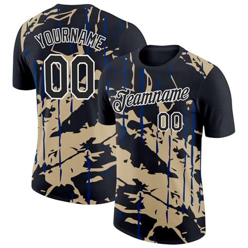 Camisetas deportivas personalizadas de manga corta para hombre, mujer y juvenil con diseño de graffiti y gráficos, cuello redondo, camisetas de equipo de béisbol miniatura 1