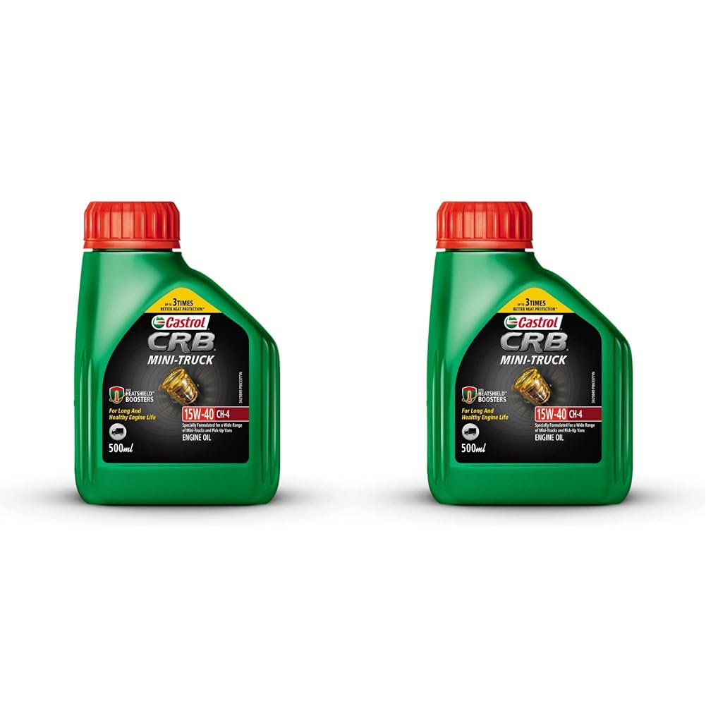 Castrol CRB MINI-TRUCK 15W-40 CH-4 Diesel Engine Oil for Mini-Trucks and Pick-Up Vans (Pack of 2)-image-39