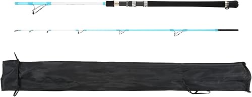 Miniatura 1 de Caña de pescar de agua salada, anillo guía de cerámica sensible, caña de pescar de 2 piezas para pesca en barco