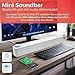 Atlantis Soundbar PC 20W, PC-Lautsprecher, Klinke 3.5mm + Bluetooth 5.3 für Smartphone, FireTV, Plattenspieler, Batt. 2400mhA, FM Radio, PC-Lautsprecher, Tragbar, TV, Smartp 420x60x74 mm P003-C0820-B