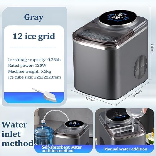 Machine à glaçons sans remplissage constant grâce aux 2 arrivées d'eau et écran LED - 2