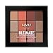 Produktbild NYX Professional Makeup Ultimate Multi-Finish Shadow Palette, Lidschatten-Palette, Warm Rust 08