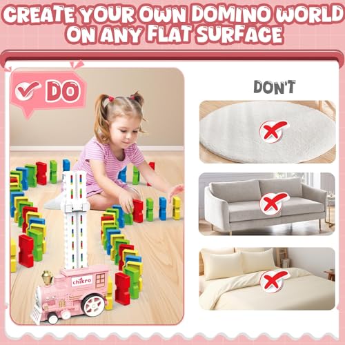 Domino Train Toys Games for Kids miniatura 4