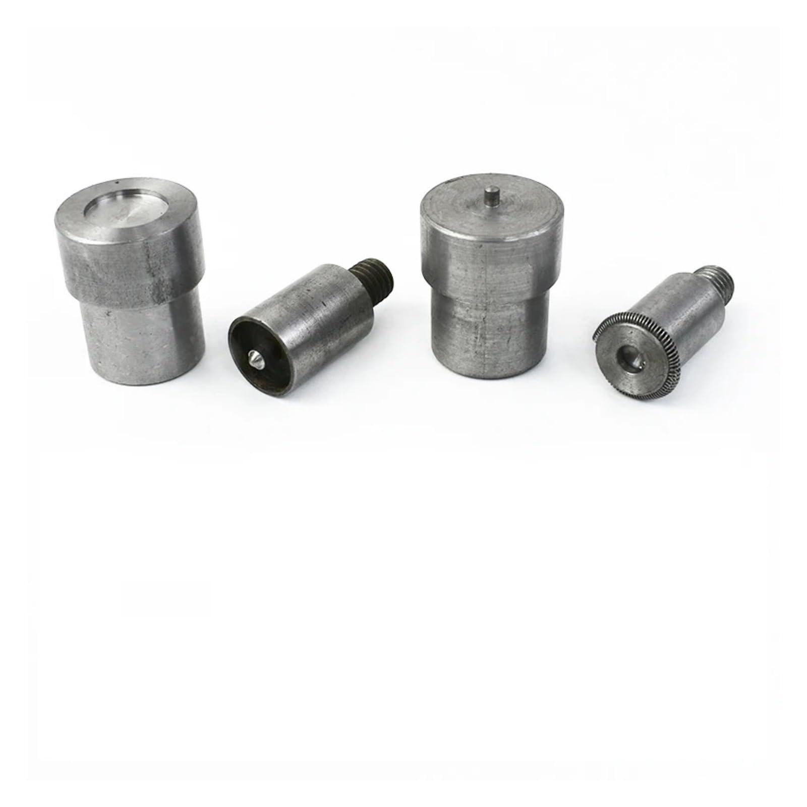 Snap Fasteners Botón Die Juego de moldes cierre a presión | Troqueles de botón de metal, suministros de costura DIY(655-10mm)