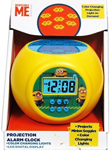 clock Despicable Me Minions Projector Alarm