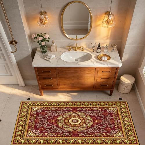 Tapis de cuisine devant evier antidérapant tapis de couloir lavable - 7