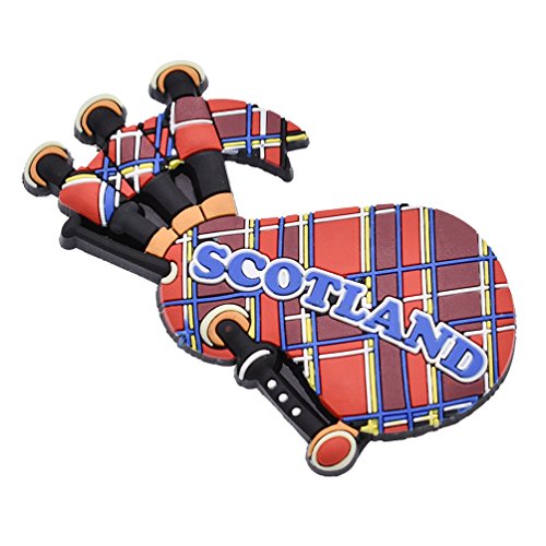 Hongma Aimant Réfrigérateur Cornemuse Ecossaise Sticker Frigo Magnétique 3D Caoutchouc Cover