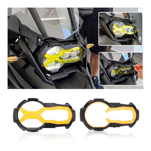 Protector de faros motocicleta R1200GS ADV para evitar roturas por gravilla 2
