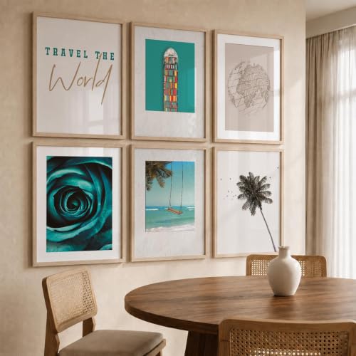 Image of kotart - Bich wall poster with frames for hanging | Decor | Paintings (14X20 Inch, H) Pack of 6