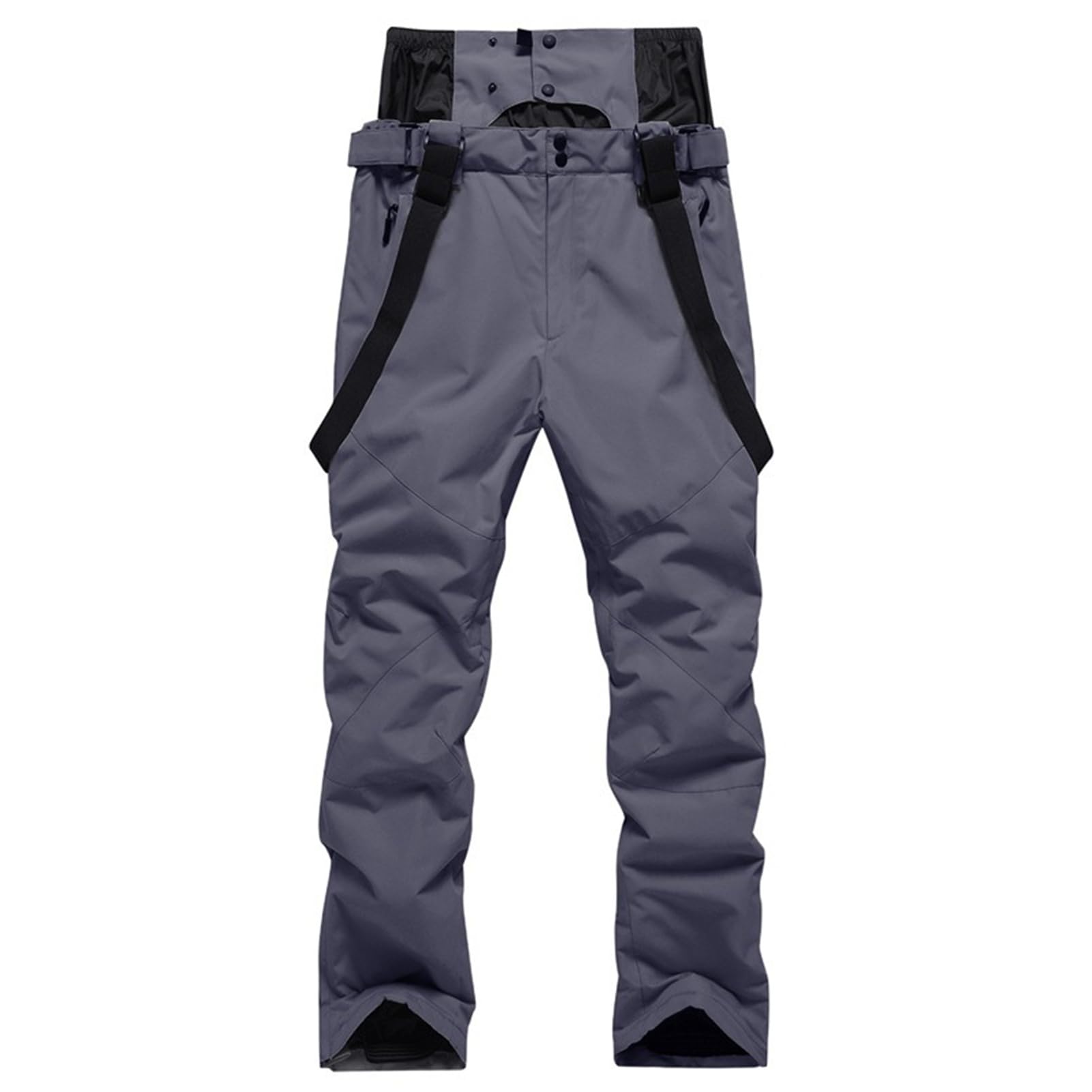 Pantalon De Ski pour,Taille Pantalon De Snowboard pour Homme Et Femme - Imperméable - Pantalon De Randonnée - Coupe-Vent - avec Bretelles - Doublure Chaude