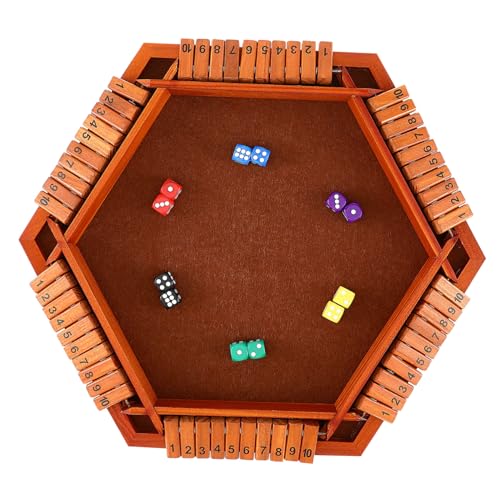 Jeu de société Shut The Box mathématique familial, le cadeau idéal pour réunions