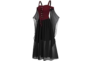 Renaissance Dress: Gothic Plus Size Dress For Women