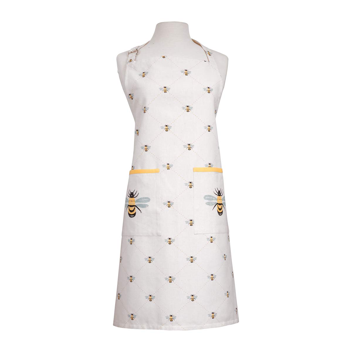 Dexam Bees Knees Adult Apron Yellow