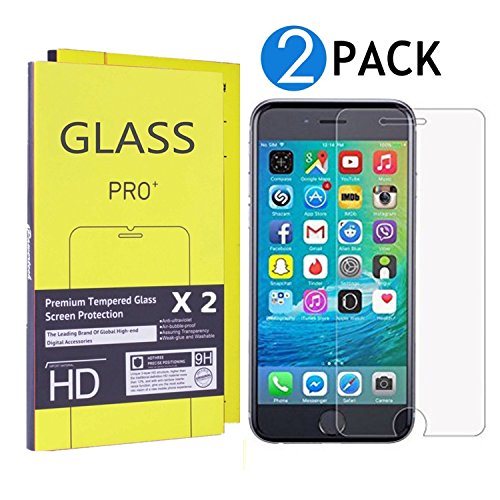 iPowertech iPhone 6 Screen Protector, Tempered Glass Screen Protector for iPhone 6 and iPhone 6S 4.7