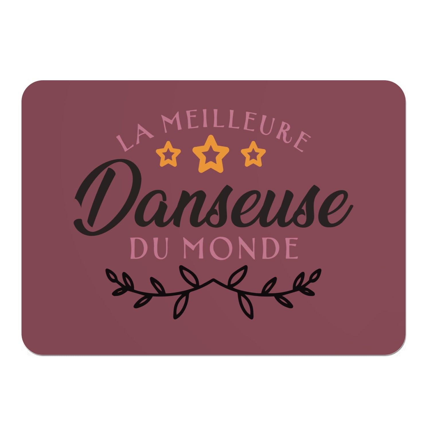 Sets de table la meilleure danseuse du monde cadeau idéal pour passionnées de musique et d'art