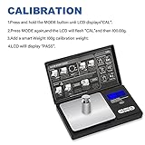 Mini Pocket Scale 0.01g to 500g Portable Digital Kitchen Weighing Scale, Compact Digital Scale High Precision For Gold, Jewellery, Food, Herb and Coffee with Back-Lit LCD Display - Image 5