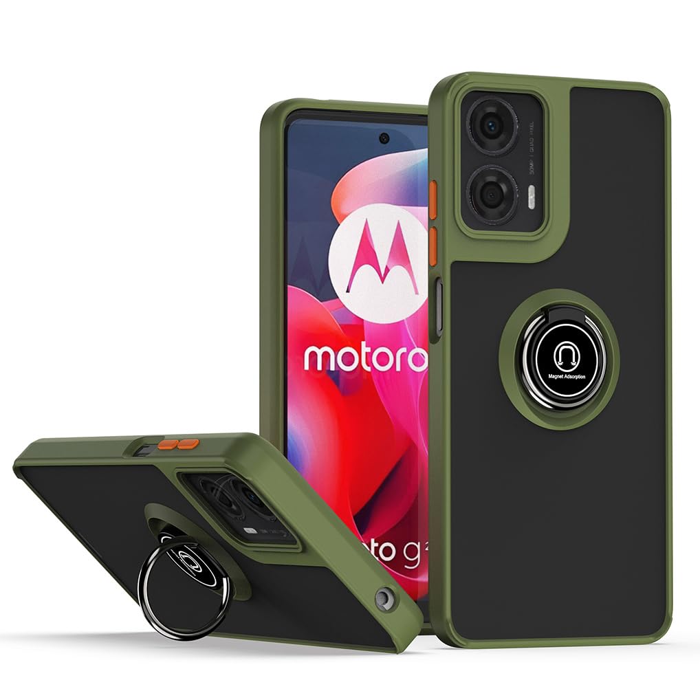 SEAHAI Hülle Für Motorola Moto G34 5G / G45 5G – Mit Ringständer & Doppeltem Schutz