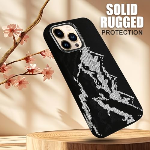Image of AIBEX Aramid Fiber MagSafe Case Compatible for Apple iPhone 13 Pro| Slim Protective Back Cover with Built-in Magnets| Wireless Charging Support| Camera Ring Stand| Shockproof with Air Guard Corners