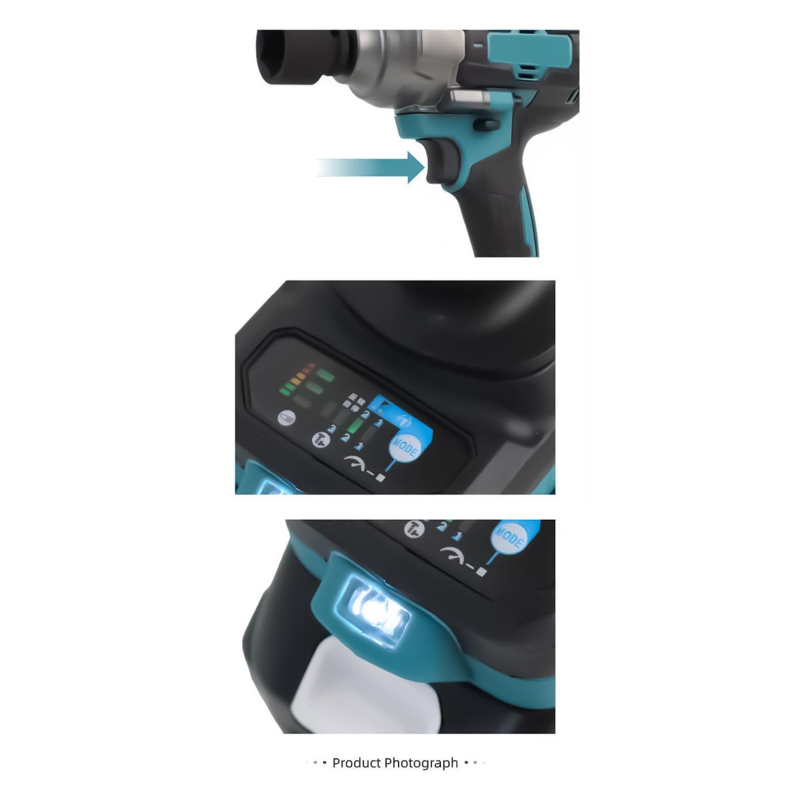 Chiave Dinamometrica Elettrica Avvitatore Ad Impulsi Brushless Ricaricabile | Chiave dinamometrica di precisione Per Casa Officina Settore Automotive Meccanici Elettricisti Edilizia