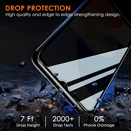 Image of YWXTW for Samsung Galaxy A14 5G Privacy Screen Protector, Upgraded Anti-Spy 9H Tempered Glass Screen Protector Compatible with Galaxy A14, 2-Pack