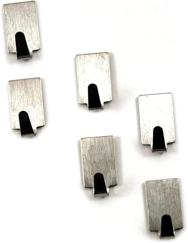 Miniatura 2 de 36 ganchos adhesivos de pared de acero inoxidable resistentes para cocina y baño, fáciles de instalar para colgar toallas, abrigos y accesorios