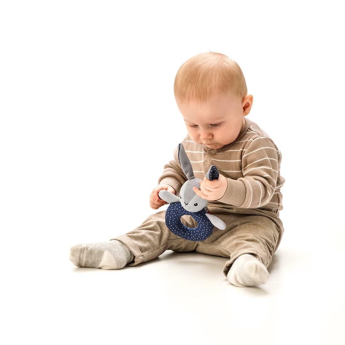 NT-STAR Rattle, Grey/Blue (Length: 15 cm (6 ")) 4