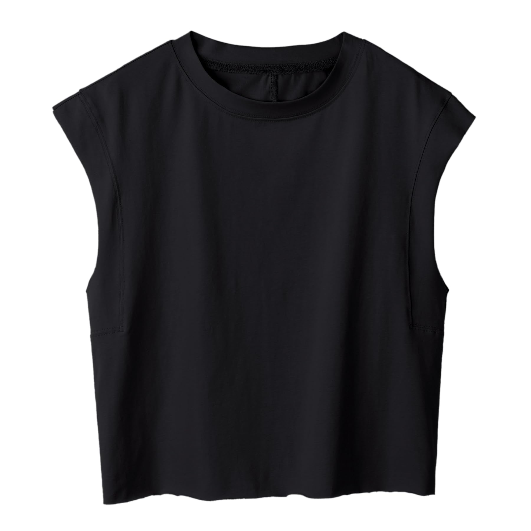 Ainangua Oversized Tank Top for Women Sleeveless Athletic Cropped Activewear Workout Yoga Gym Tops