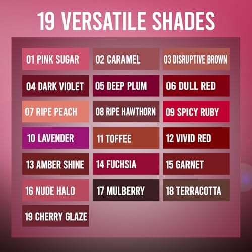 Image of Fashion Colour Sweet Bomb Lip Polish | Lip Gloss For Women | Upto 16 Hours | Matte Finish With Quick Dry Feature Gives you Vibrant Look | For Office / Party Girlies | Available in 19 Shades Choose Your's | (Lavender,4ml)