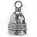 Guardian Bell Celtic Claddagh Heart Motorcycle Biker Luck Riding Bell, Silver