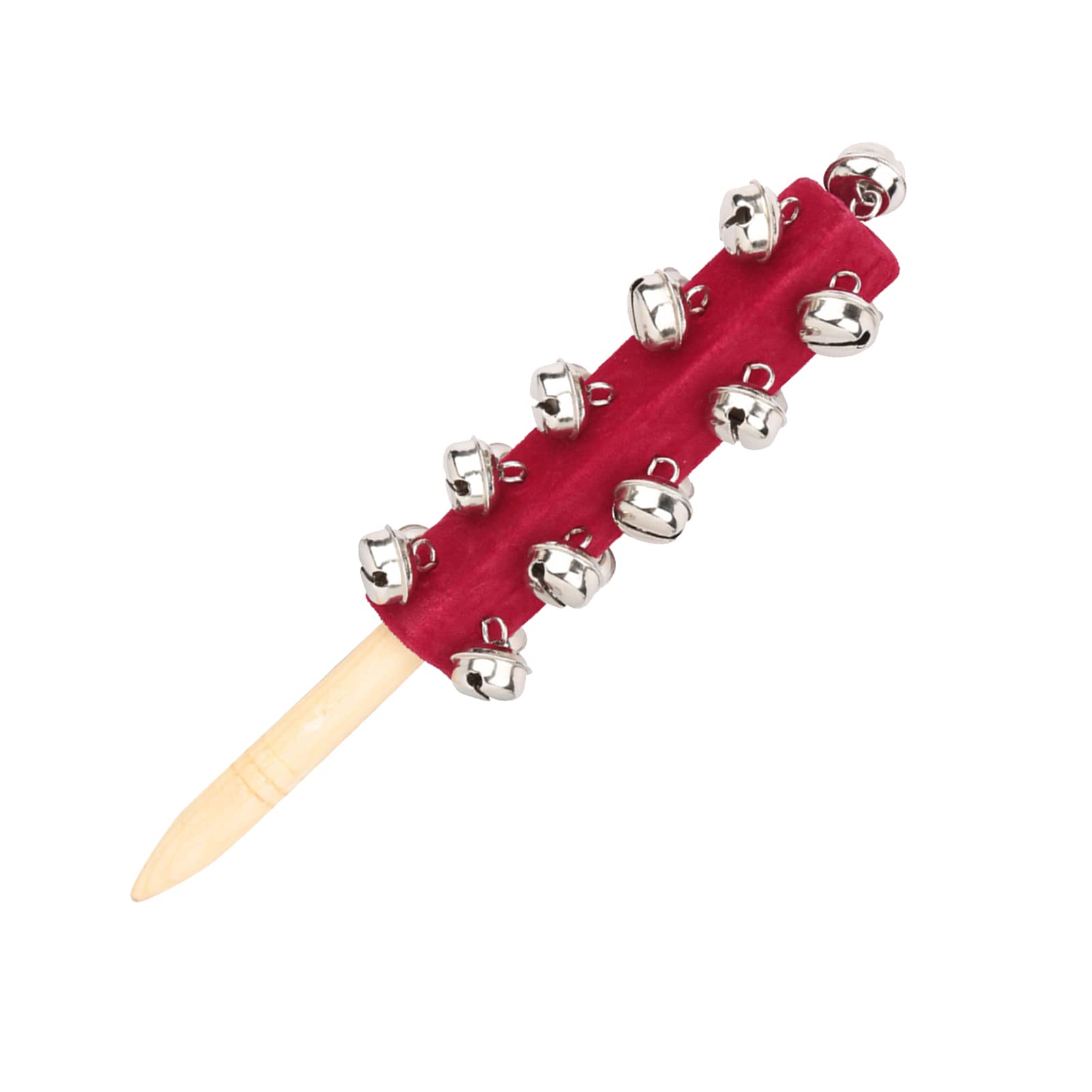 Airshi Jingle Bells, Red Musical Toys Hand Bell for Parties, Dancing, Concerts, Baby, Toddler