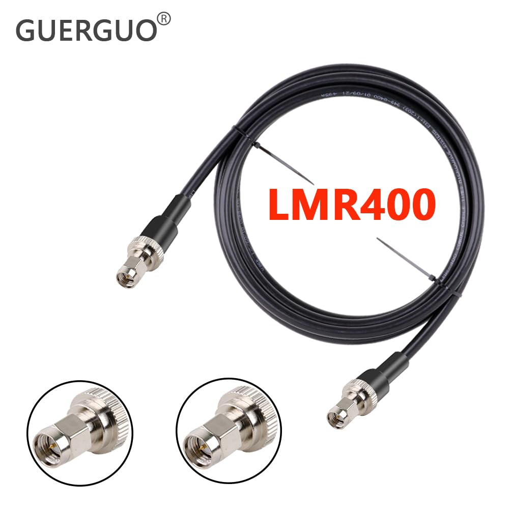 LMR400 Cable SMA Male to SMA Female Connector LMR400 Cable Cord 50 Ohm 50-7 RF Coaxial Extension Jumper Pigtail Adapter - (Color: SMA M to SMA M, Pins: 8M)