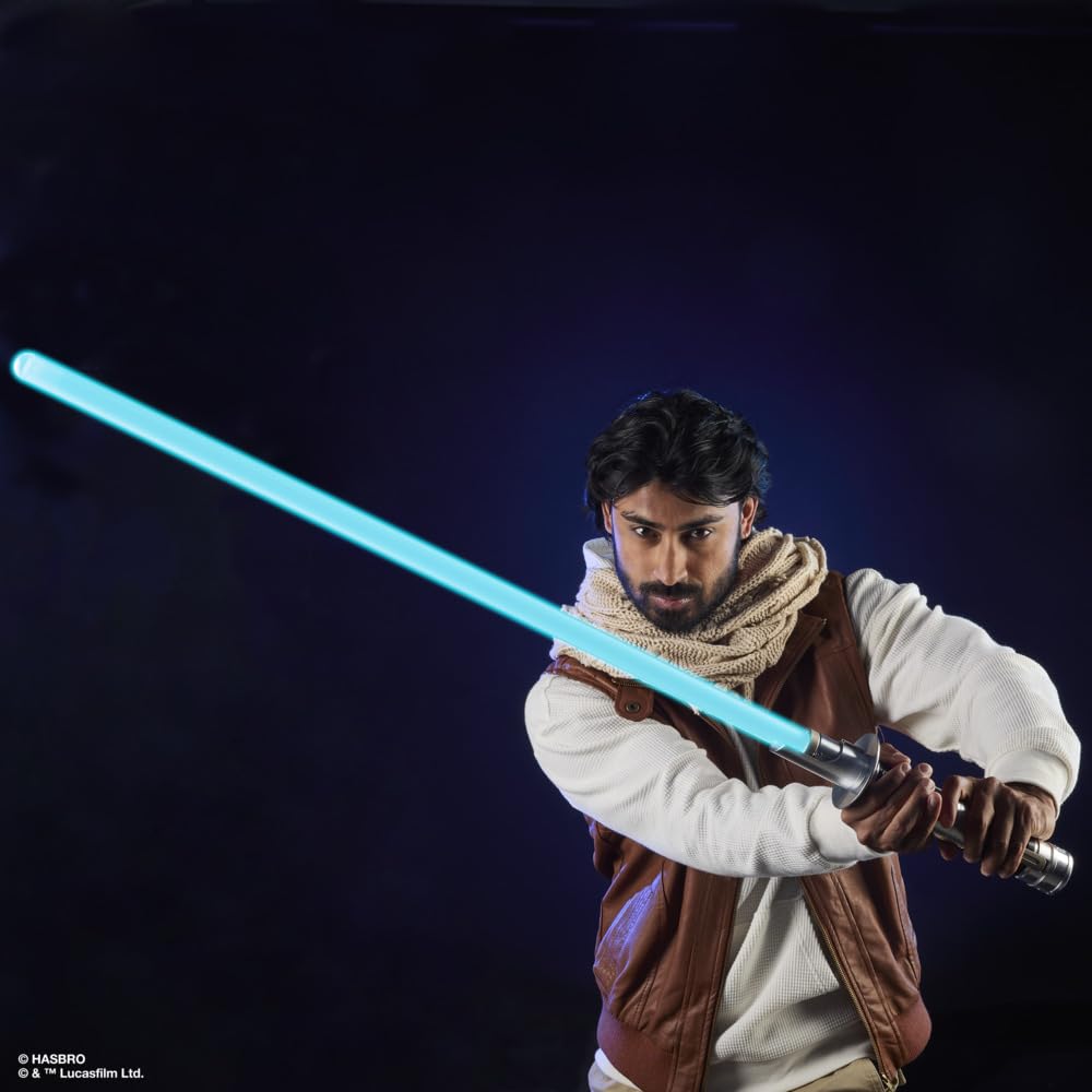 Star Wars Hasbro The Black Series, Spada Laser Force FX Elite di Ezra Bridger, Adatta per Collezionisti e Appassionati di Cosplay dei Supereroi, per Ragazzi e Ragazze dai 14 Anni in Su