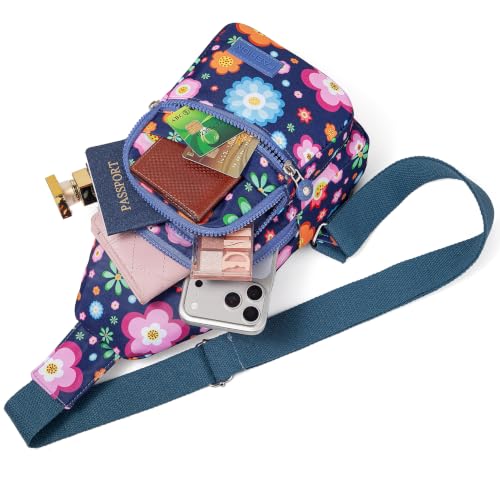 Image of Banelu Small Sling Backpack Crossbody Bags for Women Men, Sling Bag Cross Body Bag Fanny Packs Crossbody Purses