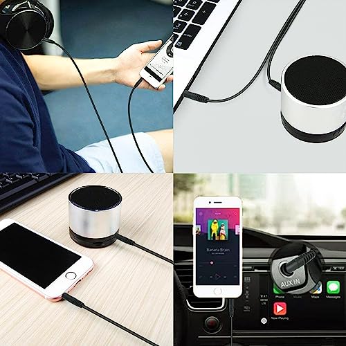 Cable AUX de audio 3.5mm de 6ft miniatura 4