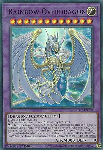 Rainbow Overdragon (morado) - LDS1-EN101 - Ultra Rare - 1ª edición