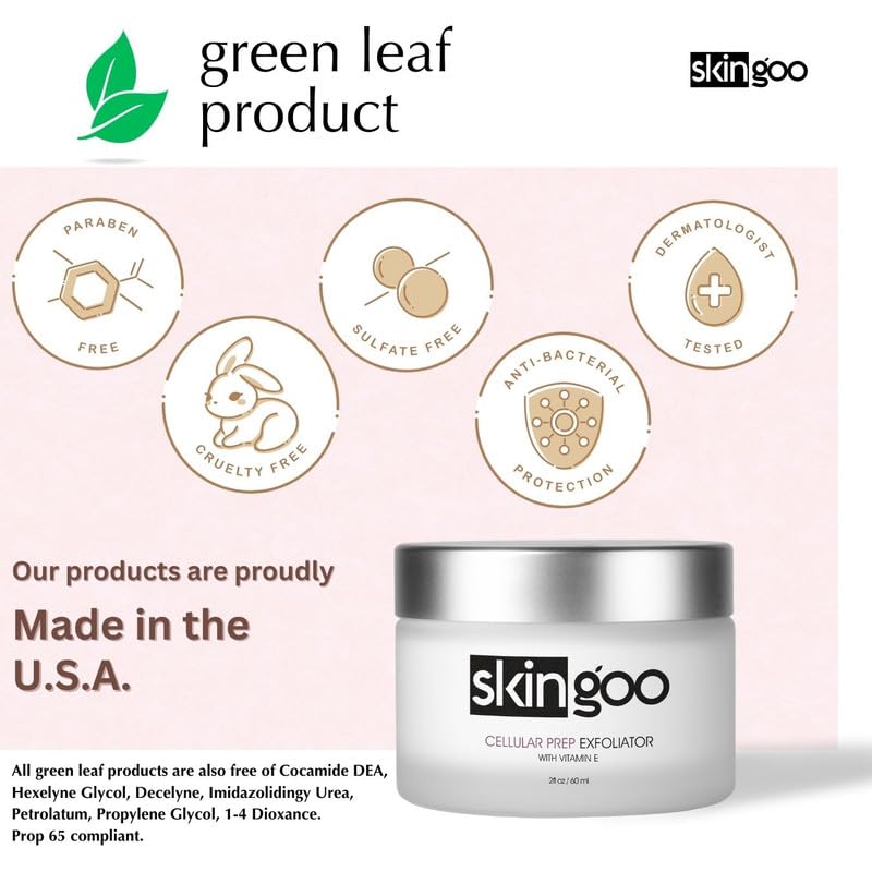 Miniatura 5 de Cellular Prep Exfoliante facial, exfoliante facial natural y suave, 2 onzas