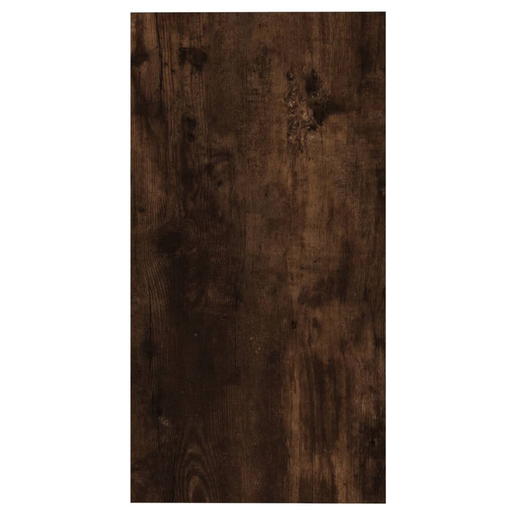 Beistelltisch Räuchereiche aus Holzwerkstoff 50 x 26 x 50 cm, Couchtisch mit Ablagefach für Wohnzimmer, Schlafzimmer, Flur, Sofa, Bett und dekorative Ecken