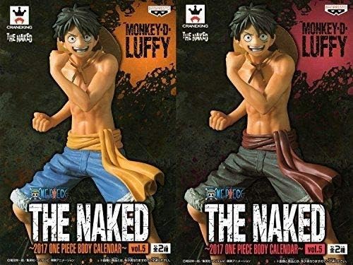 Amazon Co Jp ワンピース The Naked 17 One Piece Body Calendar Vol 5 モンキー D ルフィ 全２種セット ホビー